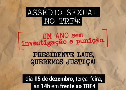 Ato público no TRF