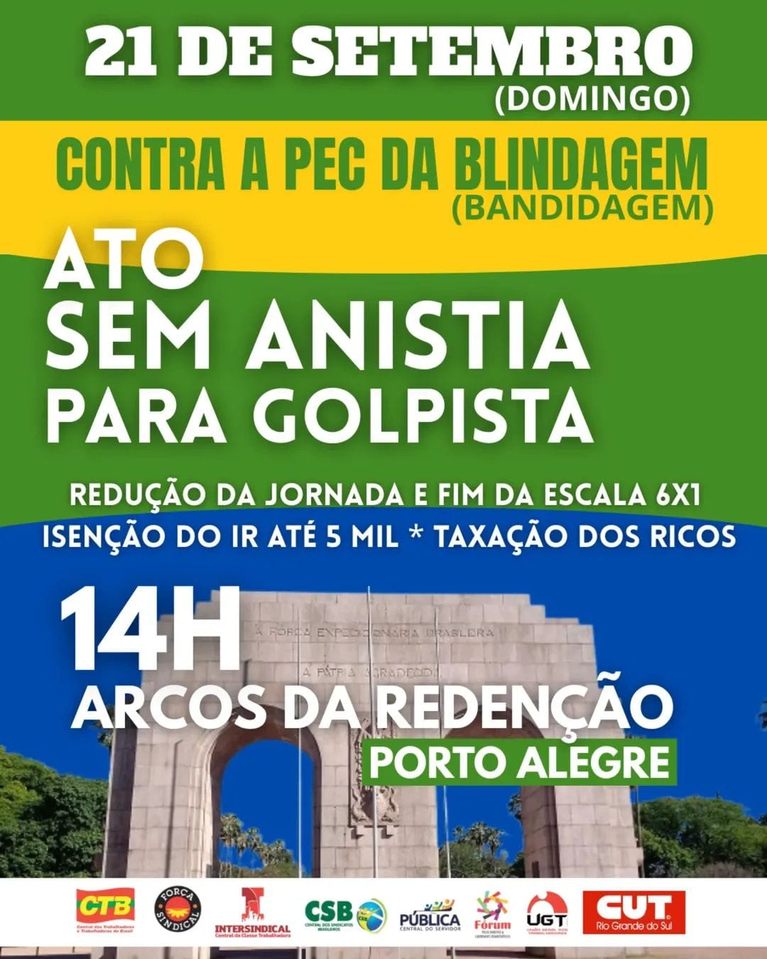 Ato Sem Anistia Para Golpistas Sintrajufe RS Ato sem anistia para golpistas sintrajufe rs